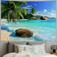 thumbnail image 2 of PRATYUS Tapestry Ocean Beach Tapestry Wall Hanging Tropic Paradise Beach Wall Tapestry Coconut Tree Tapestry Hippie Bohemian Tapestry Palm Tree Tapestry for Home Decor Painting, 2 of 6