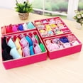 thumbnail image 4 of Juegos de separadores plegables para cajones de ropa interior y sujetadores, organizadores de cajones de tela para armario, organizadores de almacenamiento de ropa, caja para lencería, bragas,, 4 of 5