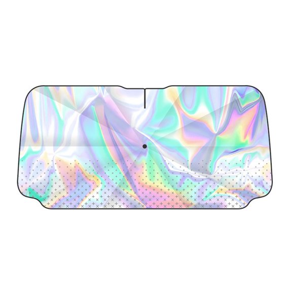 Universal Car Sunshade Umbrella with Thermal Insulation & Easy Clip Installation | Foldable Sun Protection for Hot Sun and Interior Temperature Control