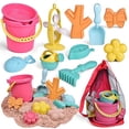 thumbnail image 2 of FUN LITTLE TOYS Juego de 12 juguetes de arena para playa con bolsa de malla, incluye cubos FUN LITTLE TOYS FUN LITTLE TOYS, 2 of 2