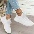 thumbnail image 2 of Xiaoxatg Women's Sneakers Running Shoes Comfortable Lightweight On Fitness Jogging Outdoor Athletic Shoes 6.5 White, 2 of 9