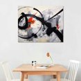 thumbnail image 2 of ARISTURING Black White Abstract Wall Art Canvas Geometric Lines Print Picture Large 20x40 Inch Contemporary Artwork Pinting for Bedroom, Dining Room, 2 of 4
