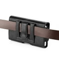 thumbnail image 6 of 6.3" Phone Wallet Leather Pouch Case Horizontal Flip Cover Protective Holster Pouch [Belt Clip + Loops + ID /Credit Card Slot Holder] BLACK fit APPLE iPhone XS MAX, 8 Plus /7 Plus /6s Plus /6 Plus, 6 of 7