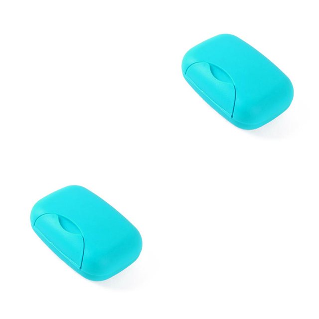Bewildely Estuche de jabón Forma cuadrada Suministro de baño Diseño simple Accesorios de baño Caja de jabones Estuches de gran capacidad con Type3 NO3