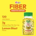 thumbnail image 2 of Human Beanz Kids Fiber Jelly Beans, Prebiotic Fiber Gummies for Children, Digestive Health Supplement, Vegetarian Gluten-Free Kosher Halal Non-GMO, 120 Lemon Gummies, 2 of 9