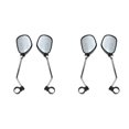 thumbnail image 1 of YWIYIUD 2 Pairs 11.42 X 4.3 X 1.97 Inch Portable Mountain Bike Rearview Glass Durable Wearresistant Handlebar with Mirror Outdoor Practical Accessory for Mountain Bikes and Electric Bikes, 1 of 8