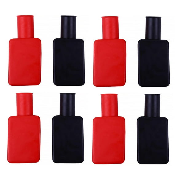 Nishuna 4 Pairs Useful Car Battery Terminal Covers Professional Battery Protector