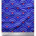 thumbnail image 1 of Soimoi Rayon Fabric Scales Geometric Decor Fabric Printed Yard 42 Inch Wide, 1 of 3