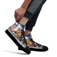 thumbnail image 5 of One Nation Under God American flag High Top Canvas Shoes Sneakers Black Size 4.5, 5 of 7