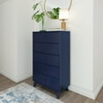 thumbnail image 2 of Plank+Beam Classic 5-Drawer Dresser, Blue, 2 of 8