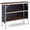 Brown, variant on Biotree Folding Camping Table with 2-Tier Open Shelves for Outdoor BBQ Portable Camp Kitchen Table with Storage, Black