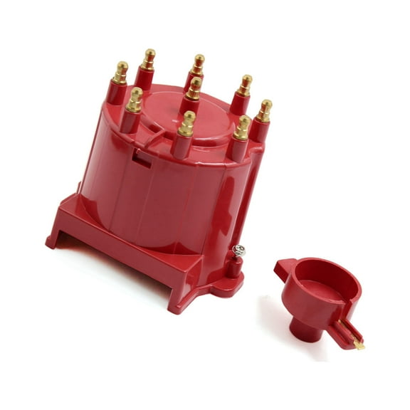 Red Ignition Distributor Cap and Rotor for Chevrolet C1500 Suburban 1988-1995