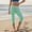 C_ Mint Green, variant on Womens Jogger Capri Pants, High Waist Straight Leg Tailoring, Soft Terry Material with Comfort Fit for Sporty Casual Activity Green M