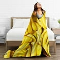 thumbnail image 5 of Fruits Bana Na Blanket Gifts For Kids Adults - Lightweight Throw Blanket For Bedroom Living Room Decor Soft Fuzzy Fleece Cozy Plush Bed Couch 40"X30", 5 of 7