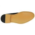 thumbnail image 4 of Mens Suede Black Leather Comfort SL307 Dress Shoes Luciano, 4 of 7