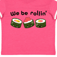 thumbnail image 4 of Inktastic We Be Rollin- cute sushi Boys or Girls Toddler T-Shirt, 4 of 5