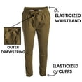thumbnail image 3 of Men’s Slim-Fit Twill Jogger Pants, 3 of 6