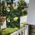 thumbnail image 5 of Wukai Fresh Avocados Garden Flags Double Sided Welcome Garden Yard House Flags Outside Outdoor House (Only Flag), 5 of 8