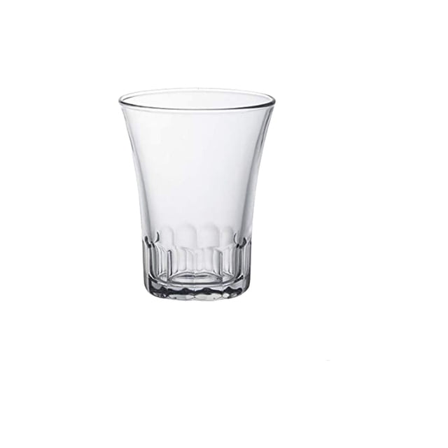 Juego de 4 vasos Duralex Amalfi de cristal, 137 ml, transparente