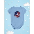 thumbnail image 3 of Patriotic Sunflower Bold Lineart Bodysuit Infant -Image by Shutterstock,  24 Months, 3 of 4