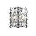 thumbnail image 1 of Z-Lite Eternity 2 Light Wall Sconce Chrome Frame Clear Crystal Accents, 1 of 1