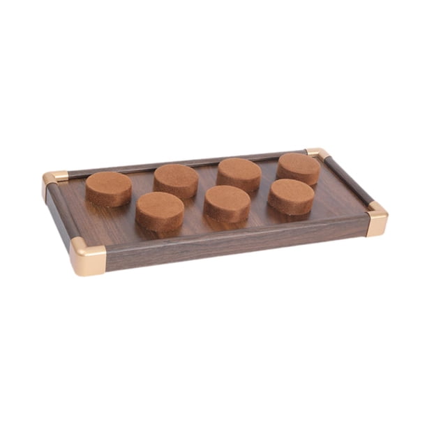 Bandeja para Joyas, Bandeja para Exhibir Pulseras, Elegante Soporte para Pulseras, Soporte para Exhibición de Joyas para El Hogar, Dormitorio, Tocador 7 cilindros