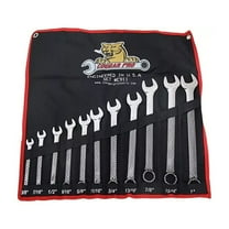 Cougar Pro E911 Full Polish 12 Point Combination Wrench Set 3/8" - 1" (11-Piece)