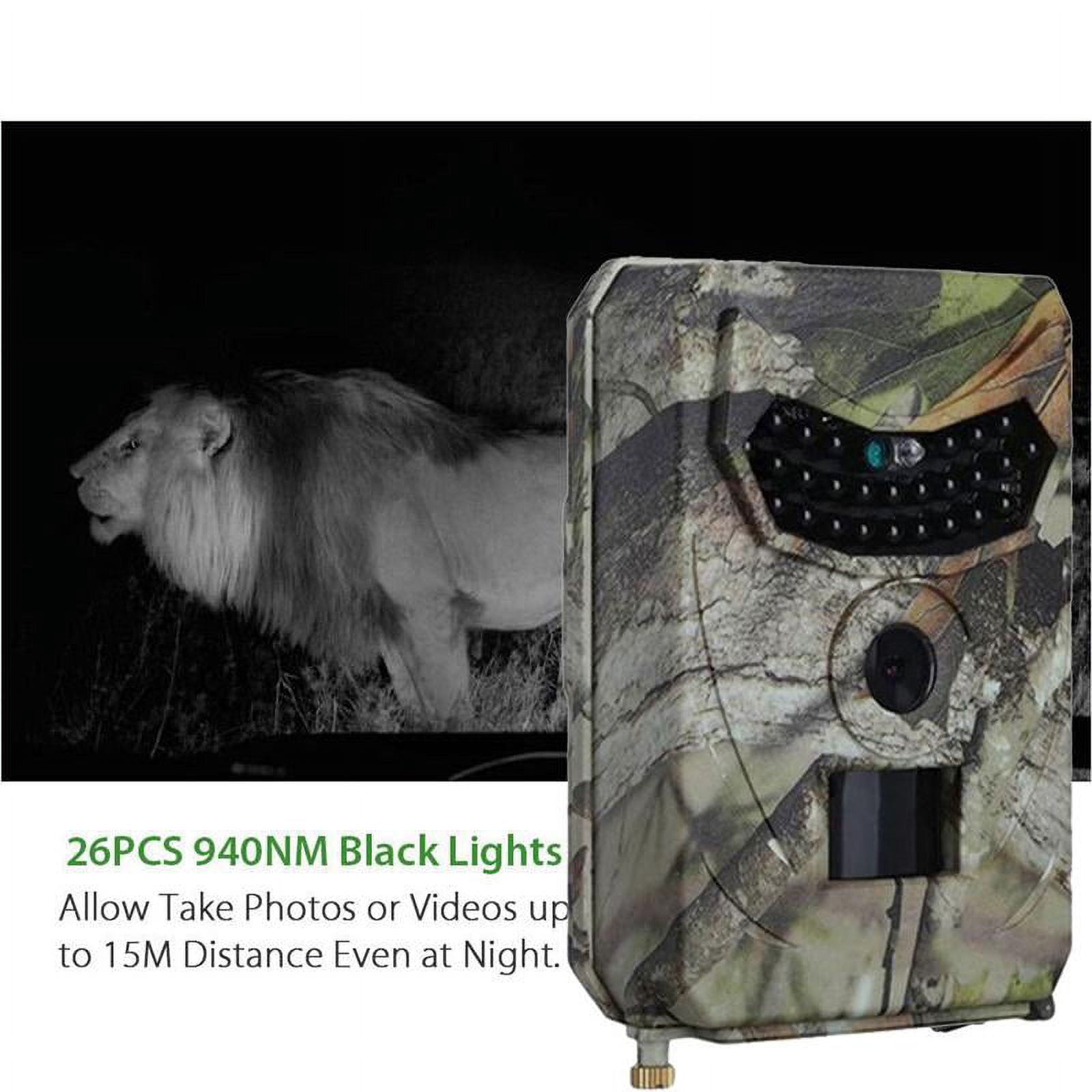 Myriann Outdoor Hunting Trail Camera 12MP 1080P HD Game Camera with Night Vision No Glow