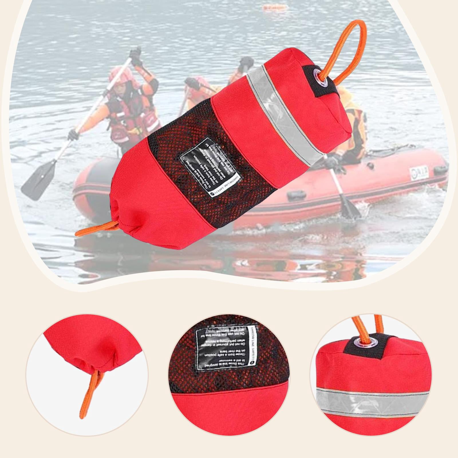 DimyFew Throw Bag with Rope Accessories 8mm Diameter High Visibility Throwable for Kayak 20m