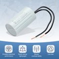 thumbnail image 4 of CBB60 7uF Capacitores de arranque, AC 450V 2 Cables 50/60Hz Cilindro 60x35mm, 2Set, 4 of 5