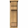 thumbnail image 2 of 7 1/2"W x 10"D x 26"H New Brighton Smooth Corbel w/Backplate, Western Red Cedar, 2 of 9