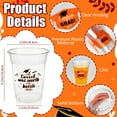 thumbnail image 4 of GuassLee Black and Orange Graduation Decorations Class of 2025, 50 Pack 12 oz Graduation Plastic Disposable Cups for Drinks 2025 School Graduation Grad Party Favors Supplies, 4 of 8