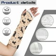thumbnail image 7 of Jiueut Cafe Dachshund Arm Cast Cover Decorative Arm Cast Cover with A Thumb Hole Size M Arm Cast Protector for Shower Kids Waterproof Arm Cast Cover for Shower, 7 of 7