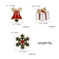 thumbnail image 2 of PENIKOKO 9-Piece Women's Elegant Brooch Pin Set, Alloy Jewelry Collection Ideal for Christmas and Special Events, 2 of 8
