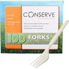 Conserve, BAU10231, Disposable Fork, 100 / Box, White