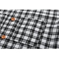 thumbnail image 6 of SSLR Youth Big Boys Flannel Shirts Casual Long Sleeve Button Down Plaid Shirts with Pocket, 6 of 8