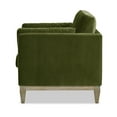 thumbnail image 2 of Jennifer Taylor Home Pasadena Modern Farmhouse Arm Chair, Olive Green Performance Velvet, 2 of 9