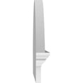 thumbnail image 4 of Ekena Millwork 42"W x 17-3/8"H x 2-3/4"P Segment Arch 3 Spoke Architectural Grade PVC Combination Pediment, 4 of 7