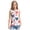 Blue, variant on Toddler Girl 4th of July Tank Cotton Kids American Flag Shirts Patriotic Outfit Independence Day Tees Top (Red, S)