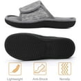 thumbnail image 3 of Sofora by RockDoves Men's Adjustable Wrap Memory Foam Slide Slipper, 3 of 6