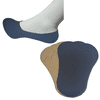 Halston Socks Womens 4-10 Black Beige No Show Microfiber Foot Liners Mid Cut 6 Pairs