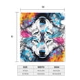 thumbnail image 4 of Pofeuu Cool Colorful Wolf Print Mailbox Covers Letterbox Cover Mailbox Wrap for Home Garden Yard Outdoor Decor -25.5x21 in, 4 of 8