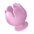 thumbnail image 2 of Recolector de desechos de silicona para costura, recolector de deshierbe, decoración artesanal, caja de almacenamiento de chatarra de escritorio, rosa Sweethay HA004409-05, 2 of 6