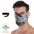 thumbnail image 1 of Máscara deportiva de seis velocidades de entrenamiento con control de resistencia al oxígeno, máscara de entrenamiento ajustable contra el abuso de oxígeno, 1 of 3