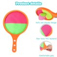 thumbnail image 4 of Orange Paddle Catch Ball Raqueta Set Deporte Juego Juguetes Toss Set Disc Paddle Tennis Game Sucker Sincero Hogar, 4 of 5