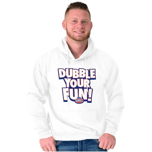 Dubble Bubble Double Your Fun Logo Hoodie Sweatshirt Women Men Brisco Brands M