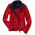 thumbnail image 2 of Chaqueta de forro polar con cremallera completa para mujer Aeropostale, rojo, mediano, 2 of 2