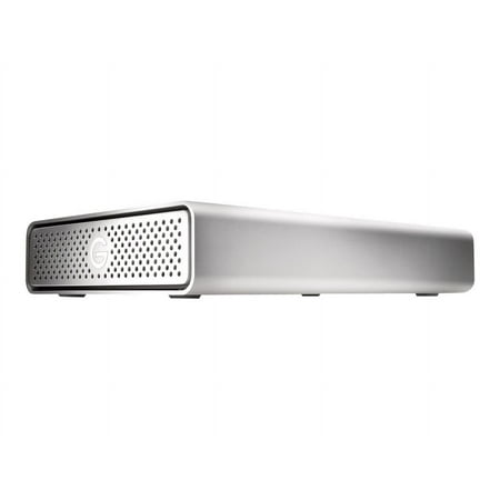 G-Technology - G-DRIVE USB-C 4TB Desktop Hard Drive - Silver