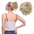 thumbnail image 1 of Chignon Ondulé Moelleux et Désordonné Extensions de Cheveux Synthétiques pour Femmes, 1 of 5