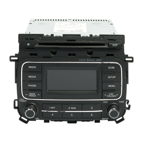 Restored 2014-16 Kia Forte AM FM Sirius MP3 Bluetooth Single-Disc CD Player 96170-A7771WK (Refurbished)